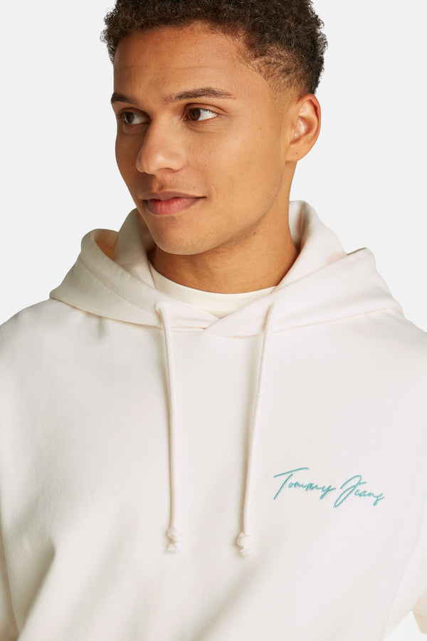 Sweat à capuche Écru - TOMMY JEANS