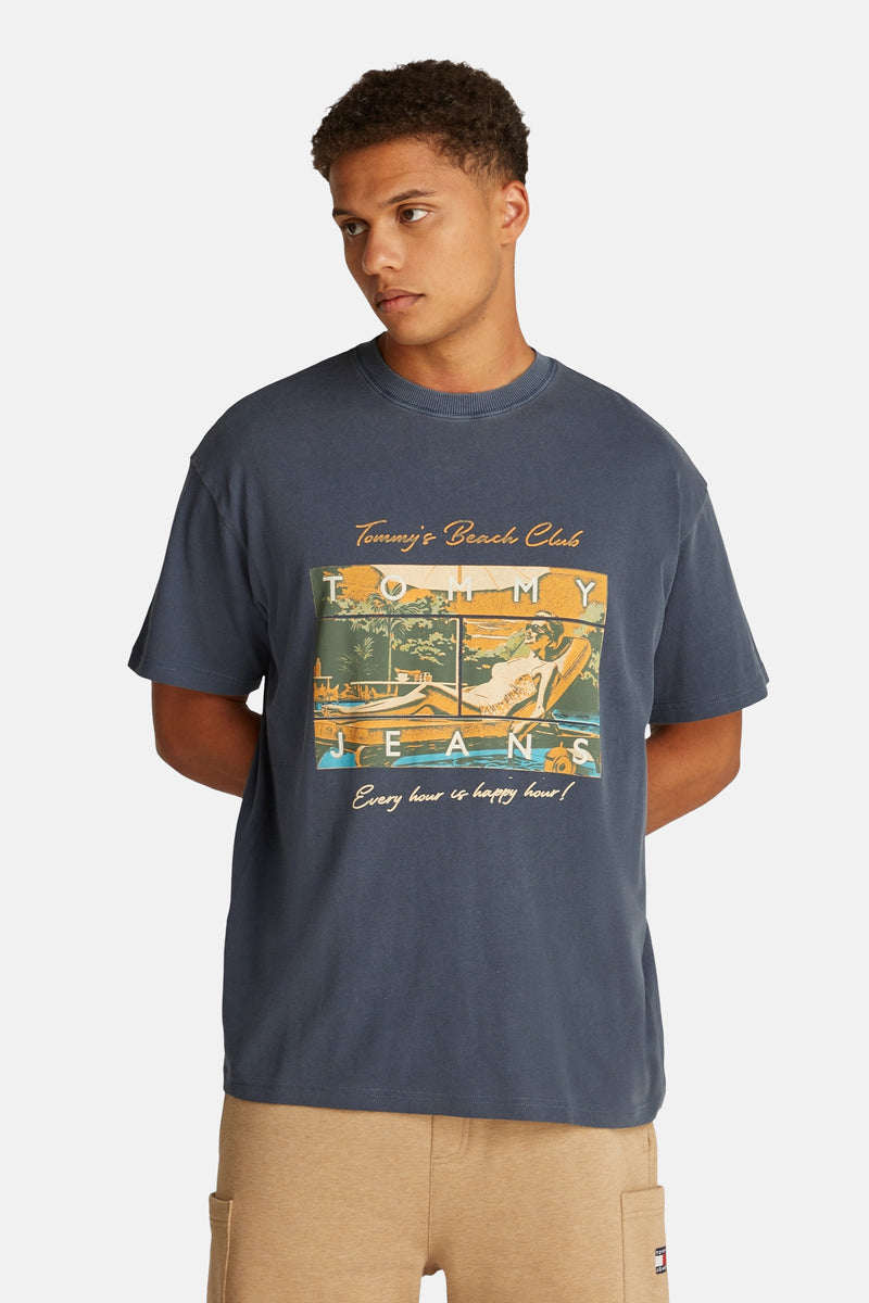 T-shirt (manches courtes) Bleu - TOMMY JEANS