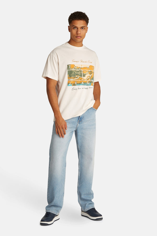 T-shirt (manches courtes) Écru - TOMMY JEANS