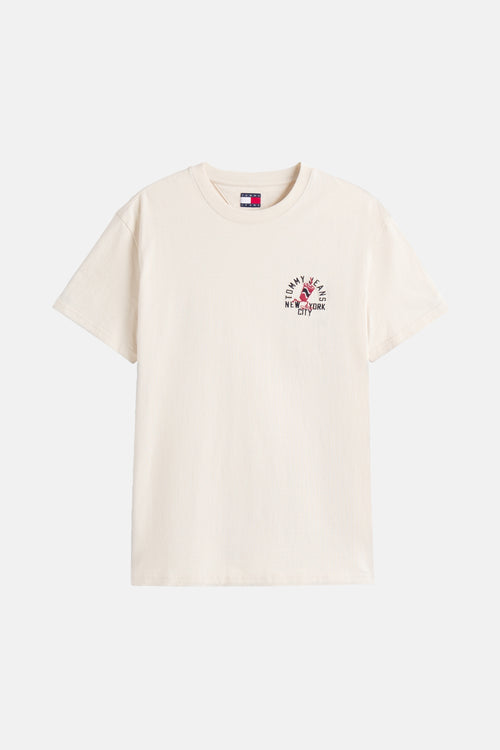 T-shirt (manches courtes) Écru - TOMMY JEANS