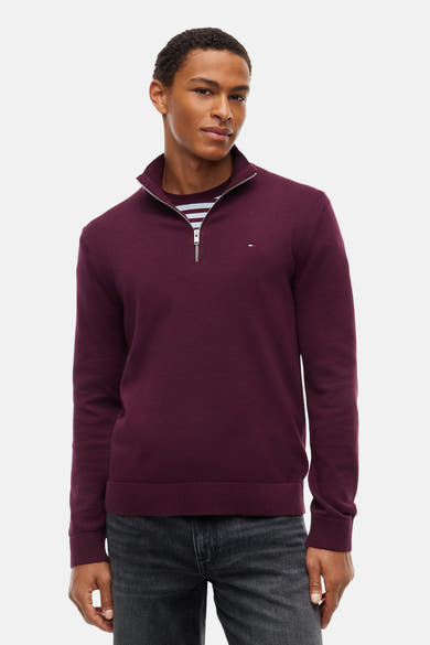 Pull col roulé rouge - TOMMY JEANS