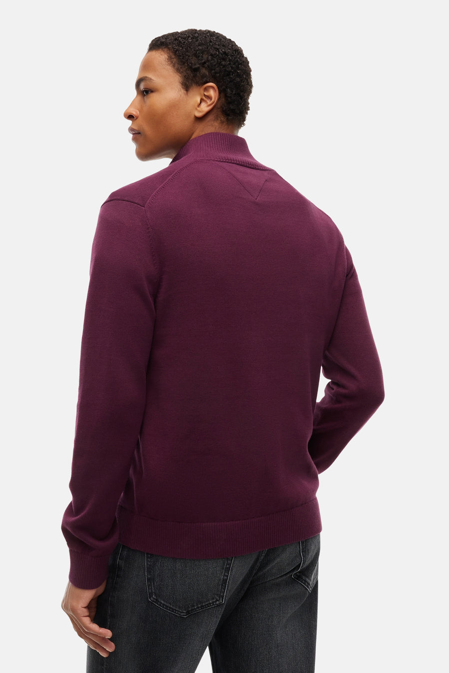 Pull col roulé rouge - TOMMY JEANS