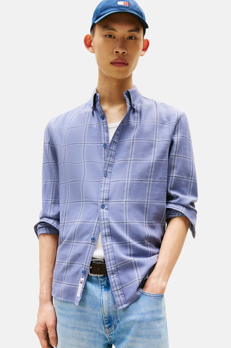 Chemise à manches longues - bleu