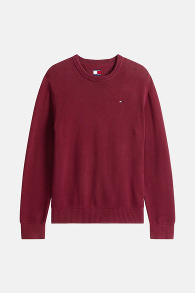 Pull met ronde hals - Bordeaux