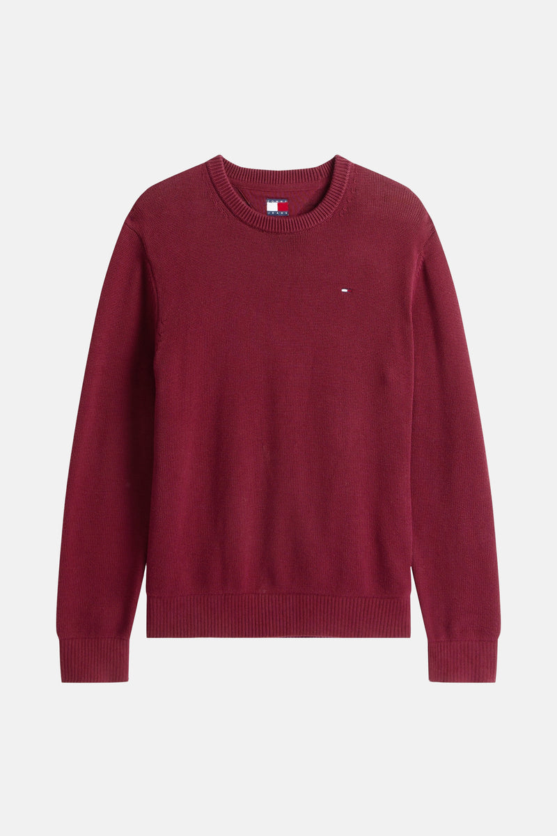 Pull met ronde hals - Bordeaux