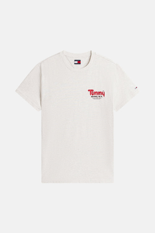 T-shirt (manches courtes) gris - TOMMY JEANS