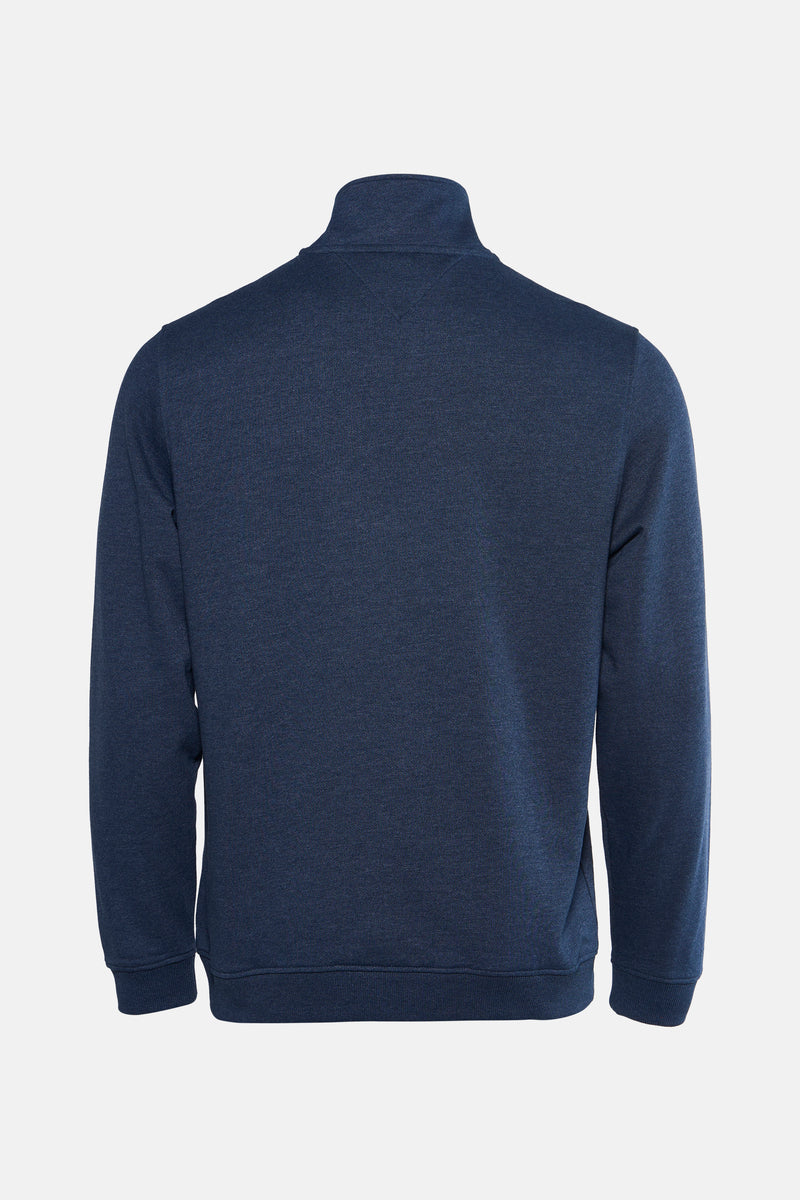 Pull met rolkraag - blauw