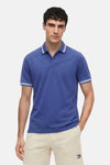 Polo met korte mouwen - blauw