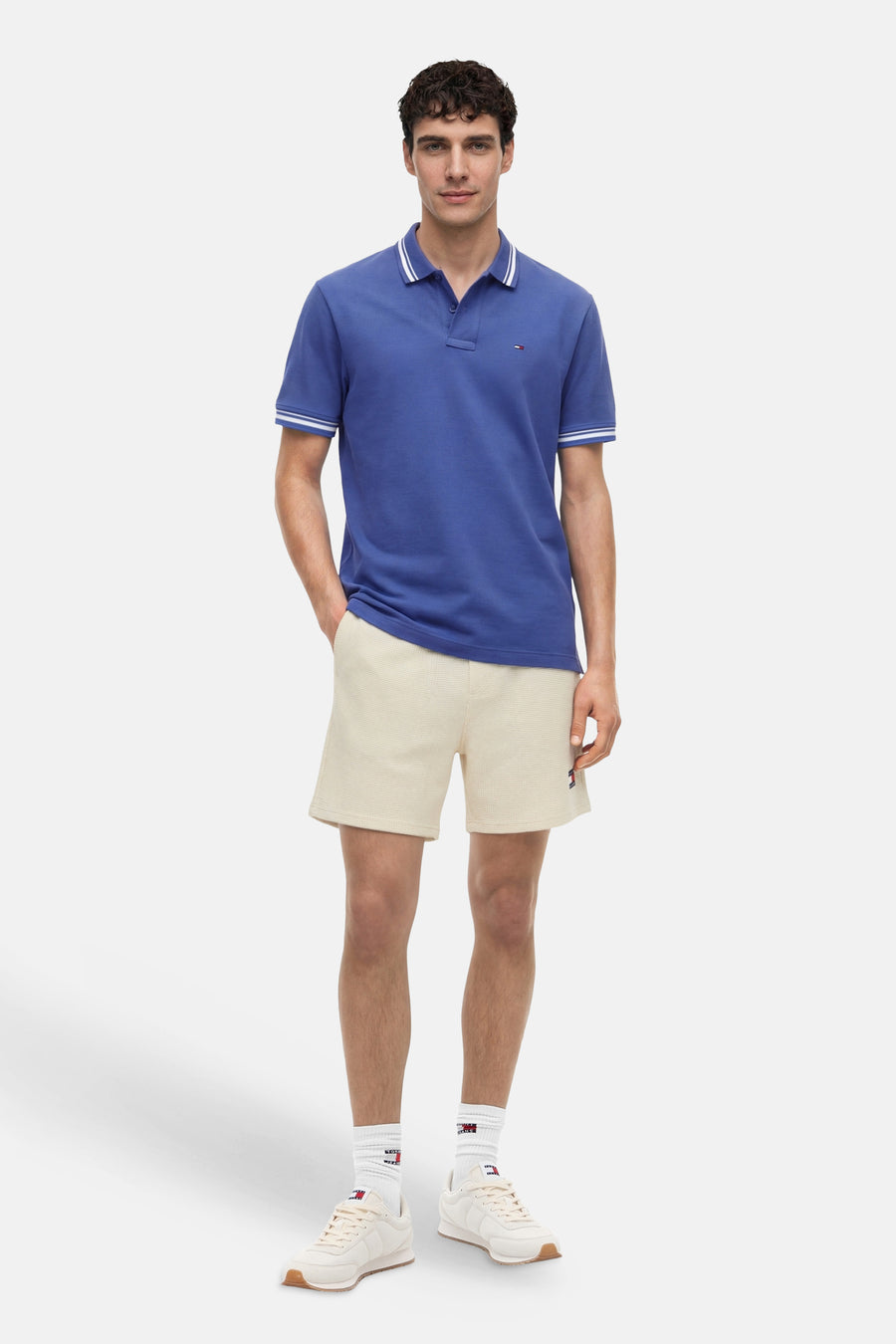Polo met korte mouwen - blauw