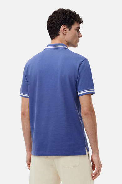 Polo met korte mouwen - blauw