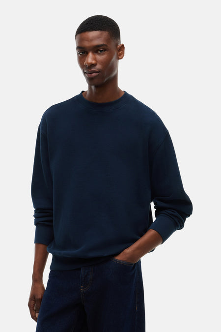 Sweat col rond bleu - TOMMY JEANS