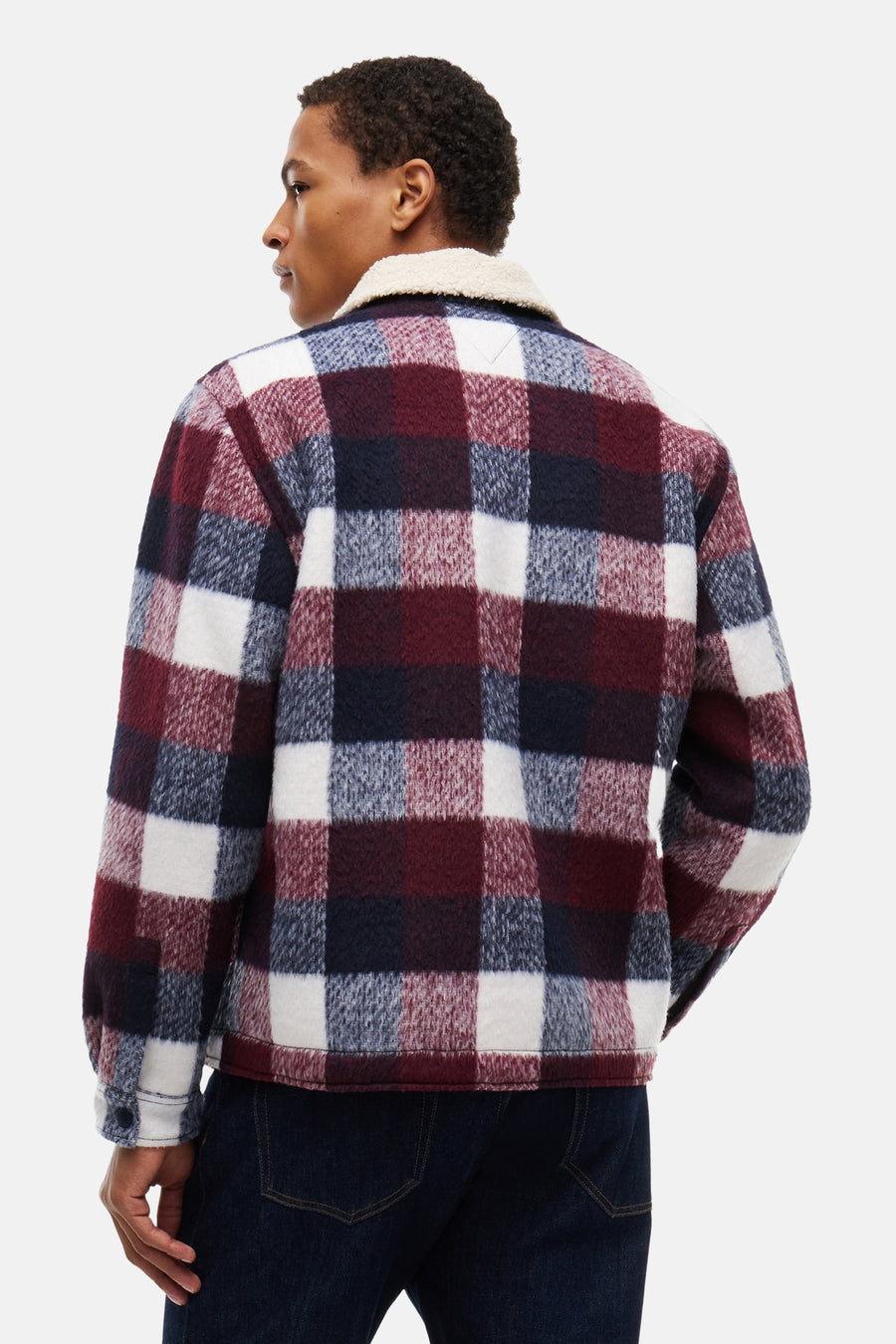 Heren tops jas overshirt multicolor - TOMMY JEANS