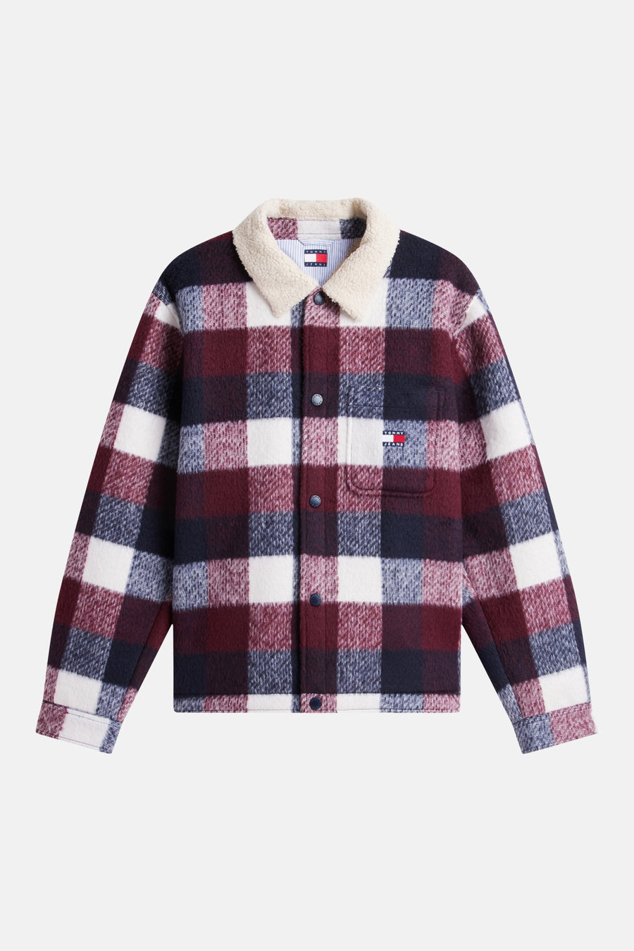 Heren tops jas overshirt multicolor - TOMMY JEANS