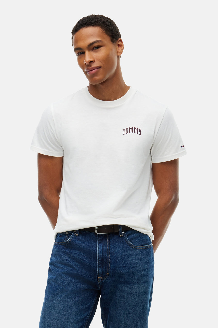 T-shirt (korte mouwen) ecru - TOMMY JEANS