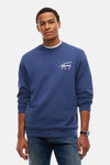 Sweat col rond bleu - TOMMY JEANS