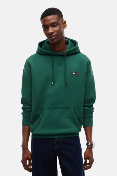 Sweat à capuche vert - TOMMY JEANS