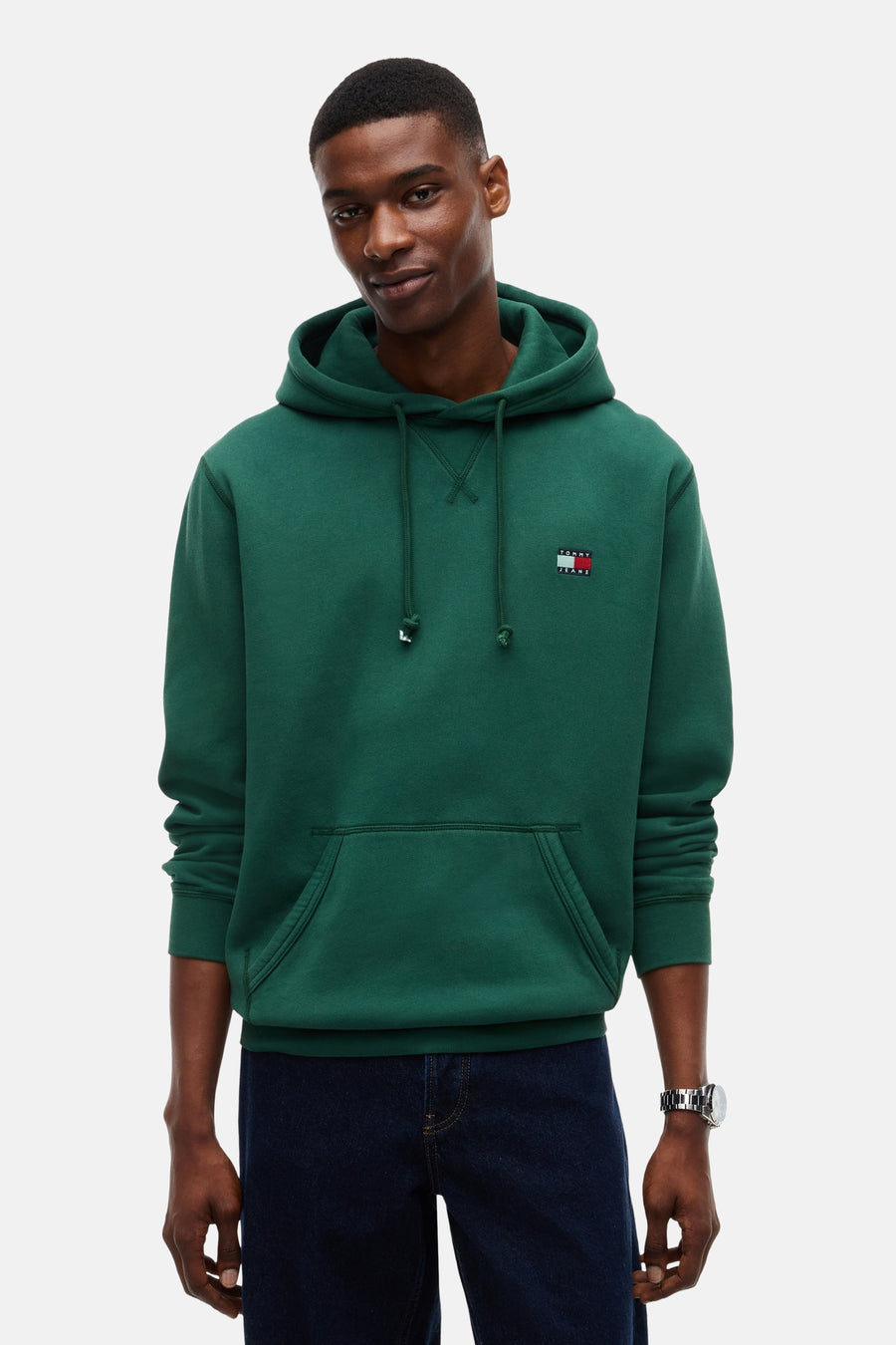 Sweat à capuche vert - TOMMY JEANS