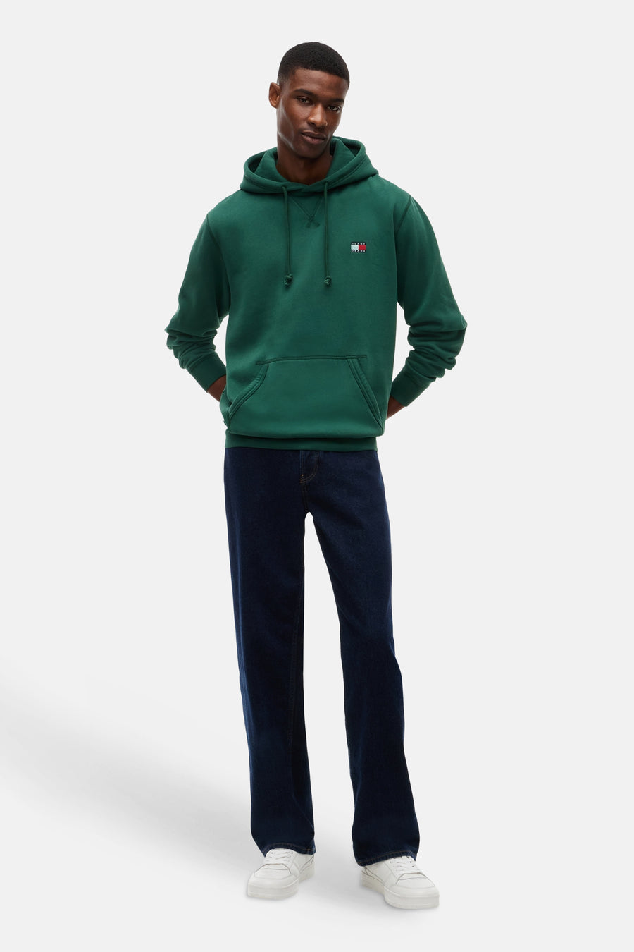 Sweat à capuche vert - TOMMY JEANS