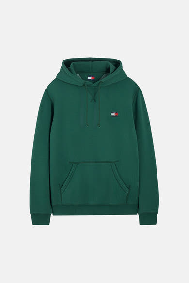 Sweat à capuche vert - TOMMY JEANS