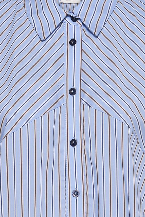 Hemd met lange mouwen - blauw