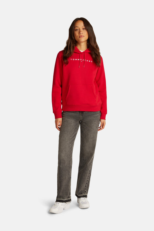 Sweater met kap Rood - TOMMY JEANS