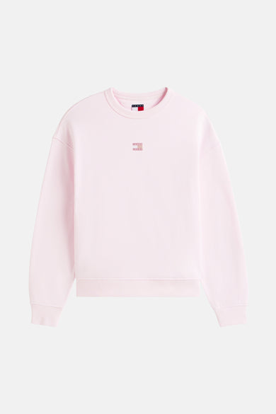 Sweater met ronde hals beige - TOMMY JEANS