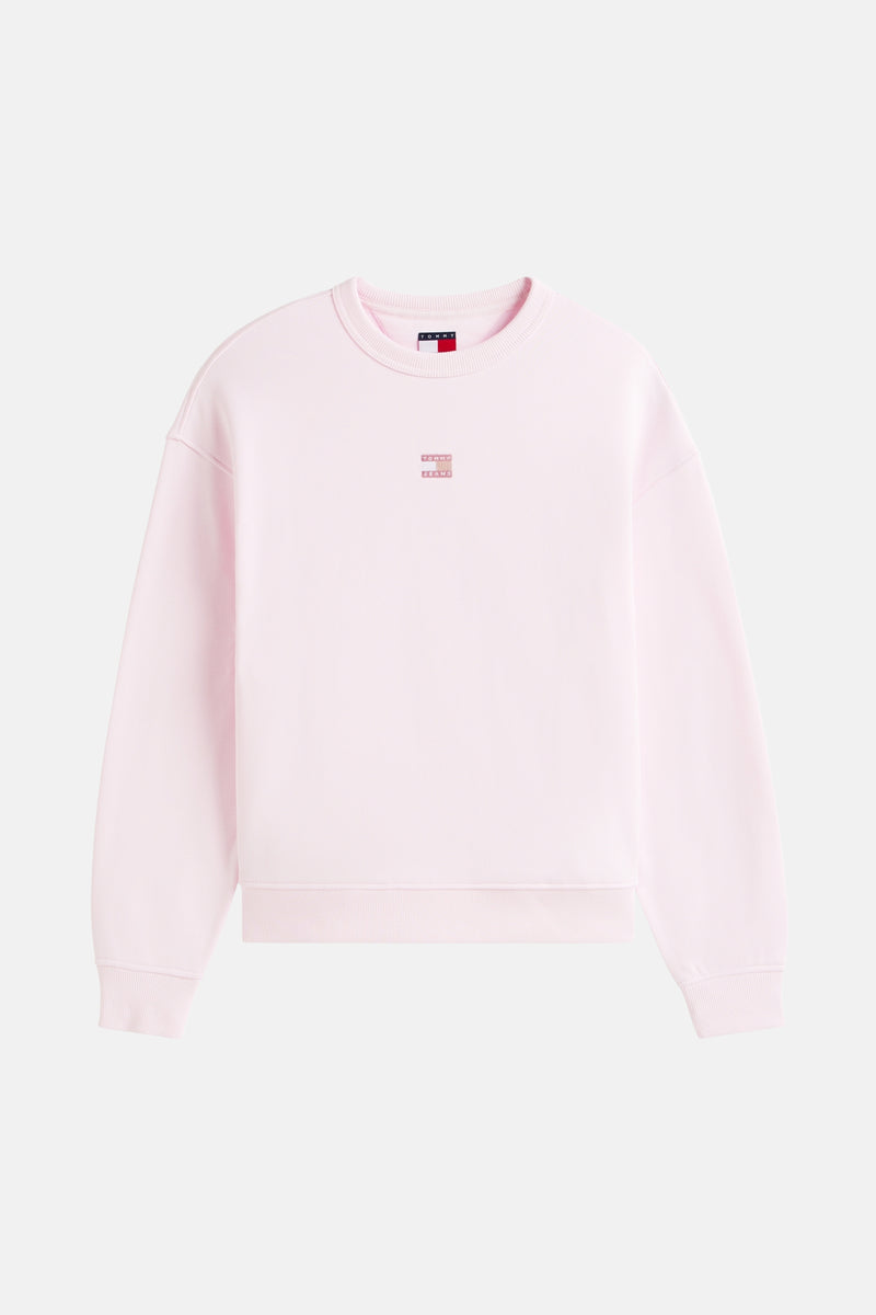 Sweater met ronde hals beige - TOMMY JEANS