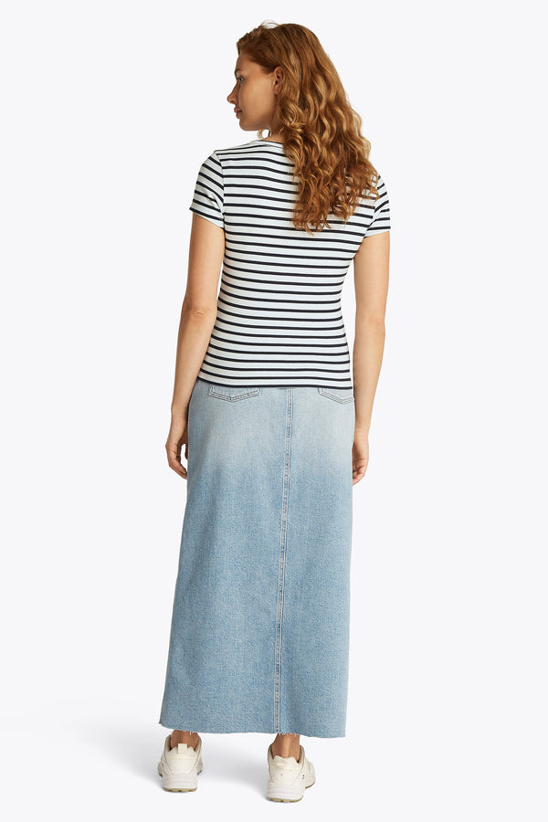 Top uni manches courtes Blanc - Tommy Jeans