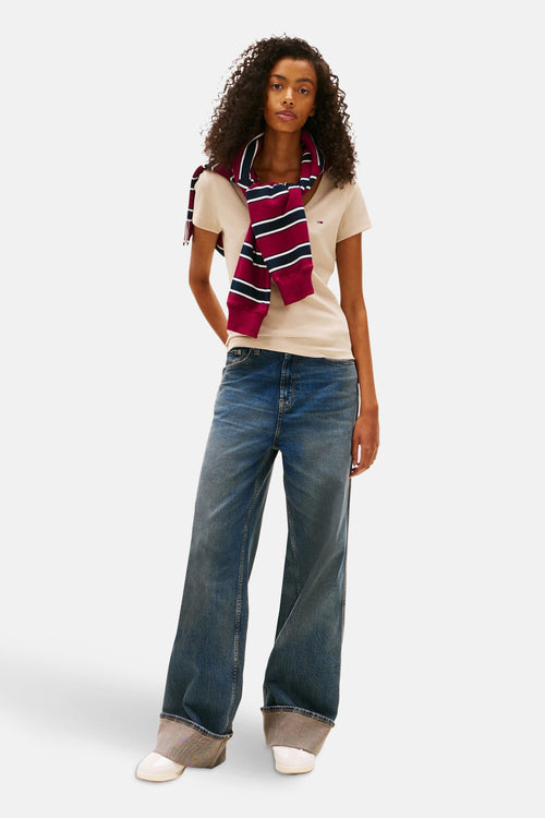 T-shirt met korte mouwen - beige