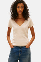 T-shirt met korte mouwen - beige