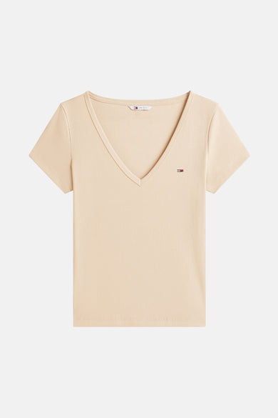 T-shirt met korte mouwen - beige