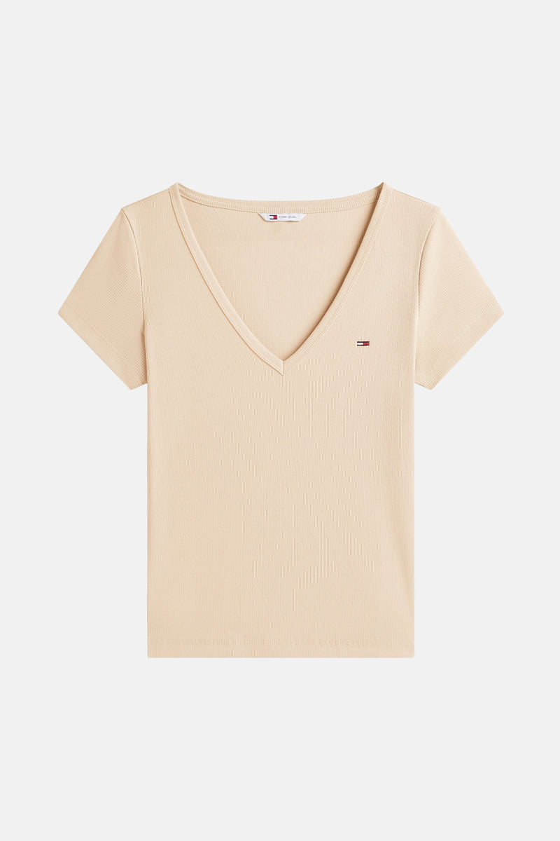 T-shirt met korte mouwen - beige