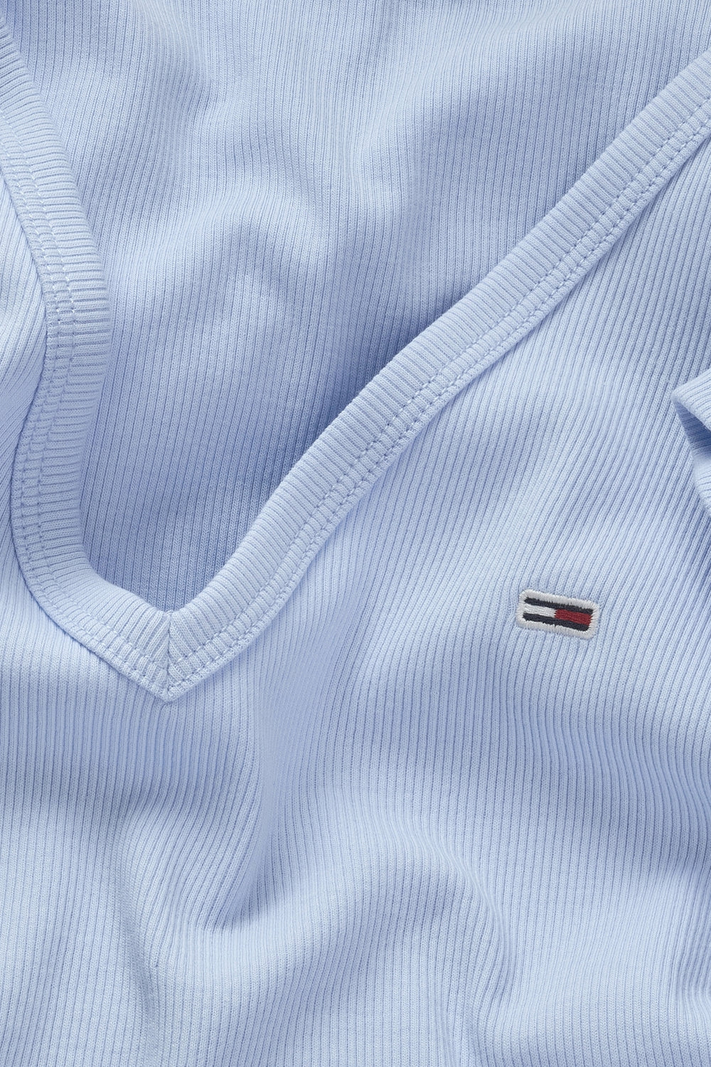 Top uni manches courtes Bleu - Tommy Jeans