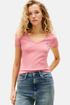 Top (korte mouwen) Roze - TOMMY JEANS