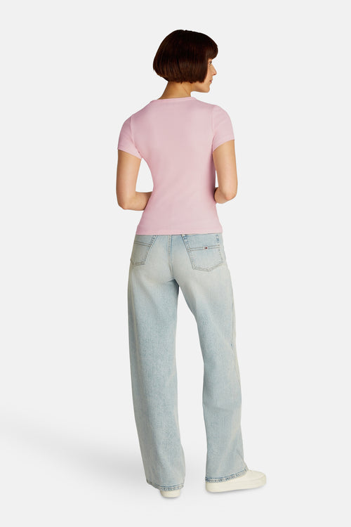 Top (korte mouwen) Roze - TOMMY JEANS