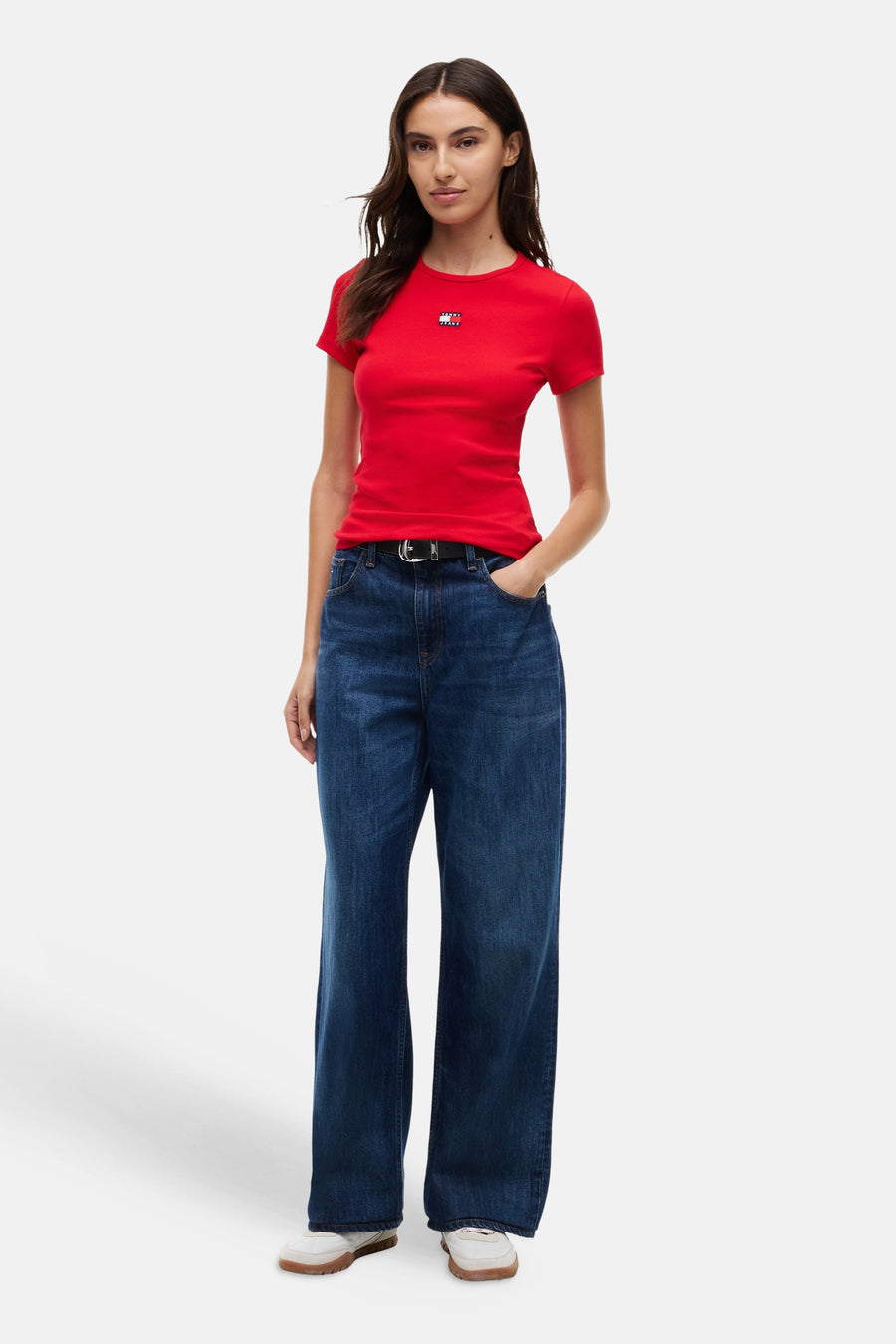 Top (korte mouwen) rood - TOMMY JEANS