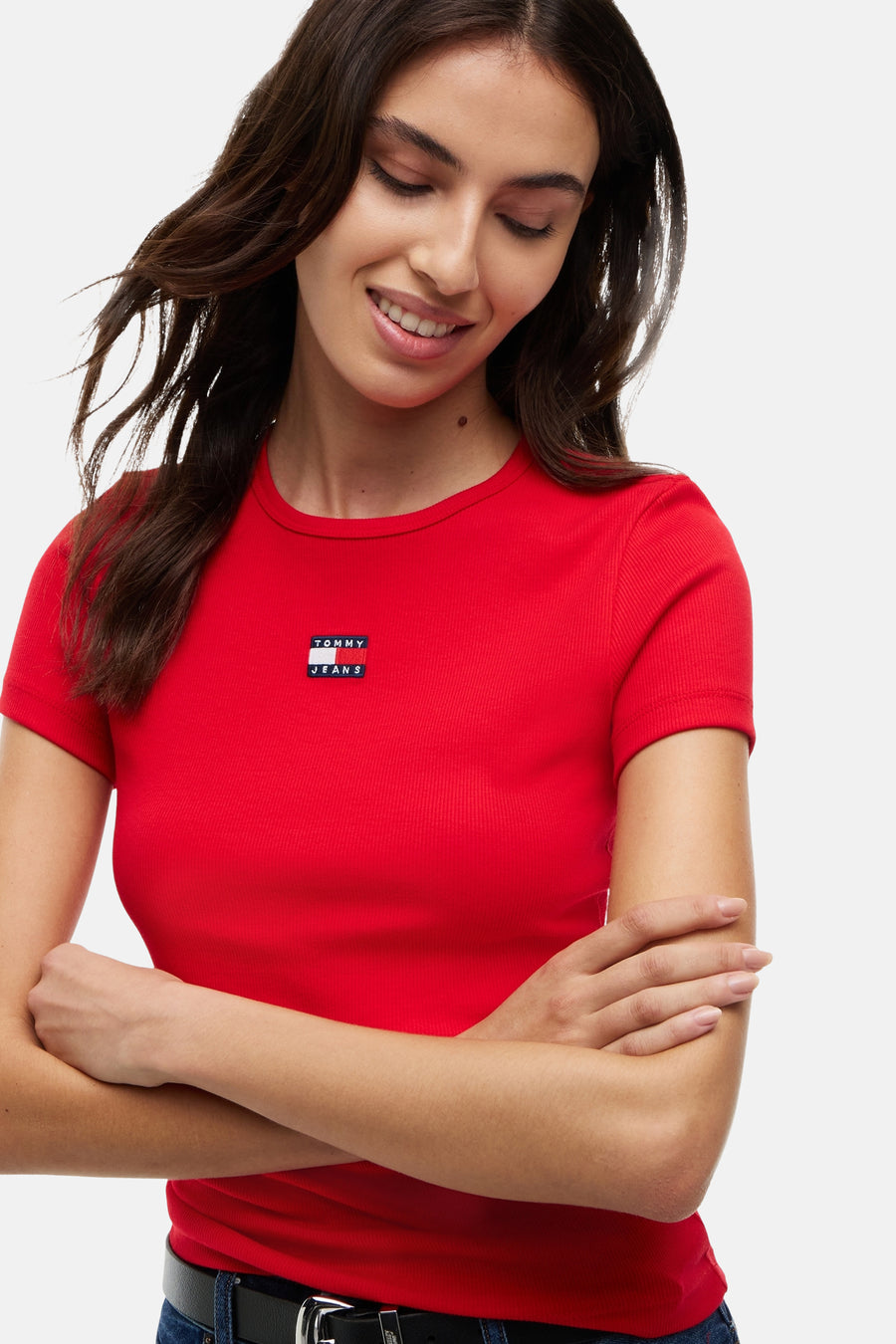 Top (korte mouwen) rood - TOMMY JEANS