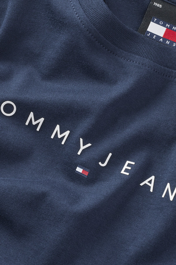 Top uni manches courtes Bleu - Tommy Jeans
