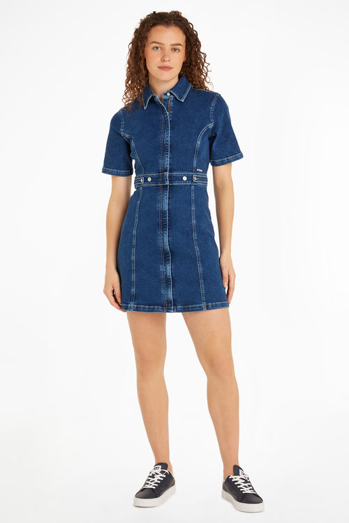 Kleedje MID BLUE DENIM - Tommy Jeans