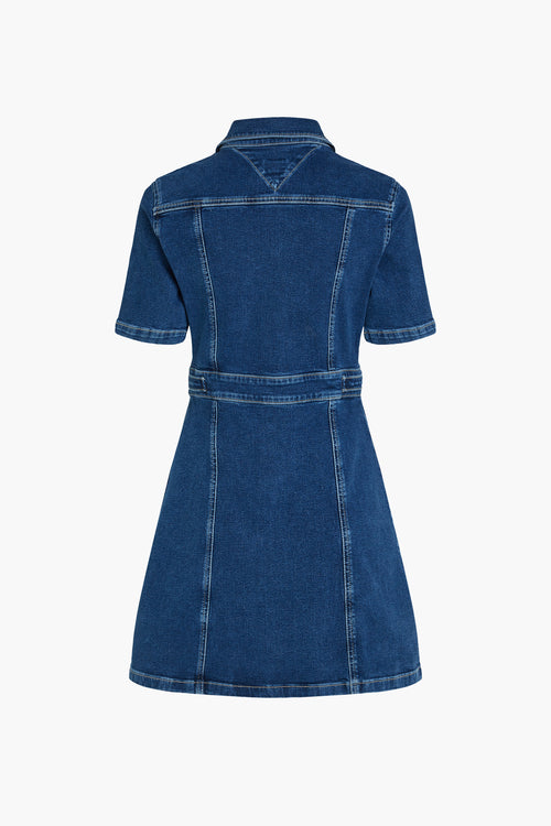 Kleedje MID BLUE DENIM - Tommy Jeans