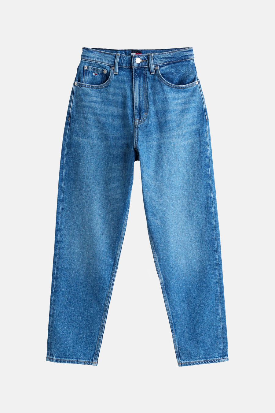 MOM JEAN - mid blue denim