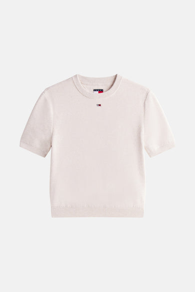 Pull à col rond - beige