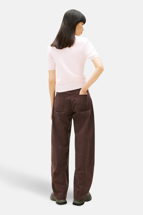 Pull met ronde hals - roze