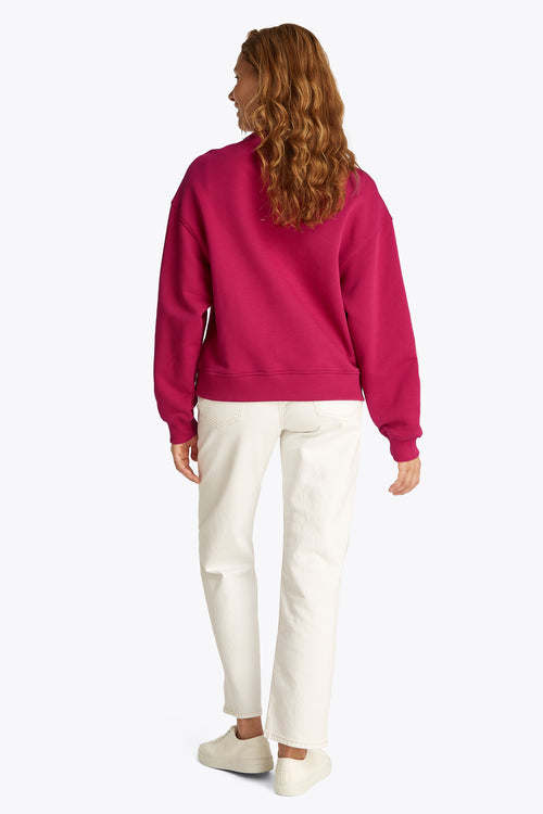 Sweater met ronde hals Rood - TOMMY JEANS