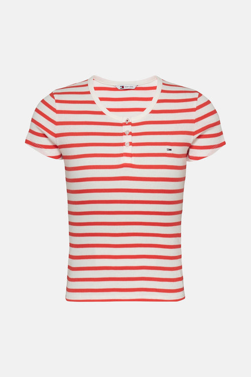 Top (korte mouwen) Ecru - TOMMY JEANS