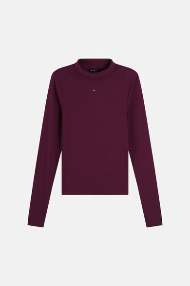 T-shirt à col roulant - Mauve