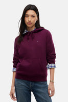 Sweater met kap - paars