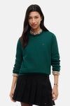 Sweater met ronde hals groen - TOMMY JEANS