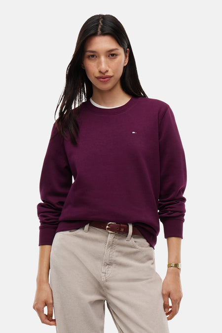 Sweater met ronde hals rood - TOMMY JEANS