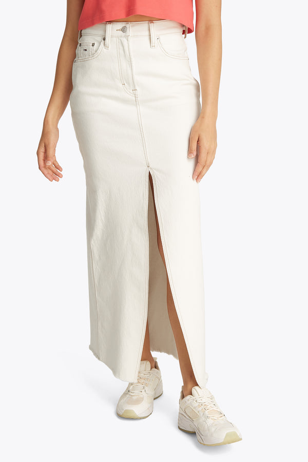Jupe longue WHITE DENIM - TOMMY JEANS